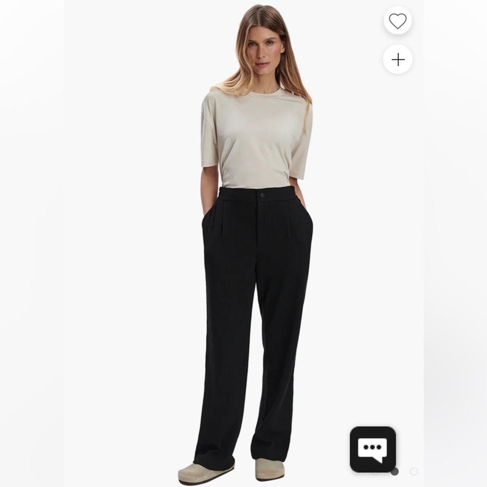 Varley Aberdeen Straight Leg Pant Black- Large - Picture 13 of 14